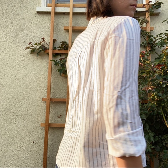 Forever 21 Striped Blouse - Picture 3 of 6